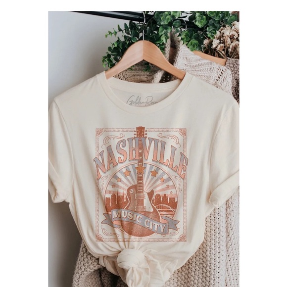 GOLDEN ROSE CO- NASHVILLE MUSIC CITY - OVERSIZED - Picture 2 of 6